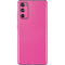 Pink Carbon Fiber Specialty Material Galaxy S20 Fan Edition Skin